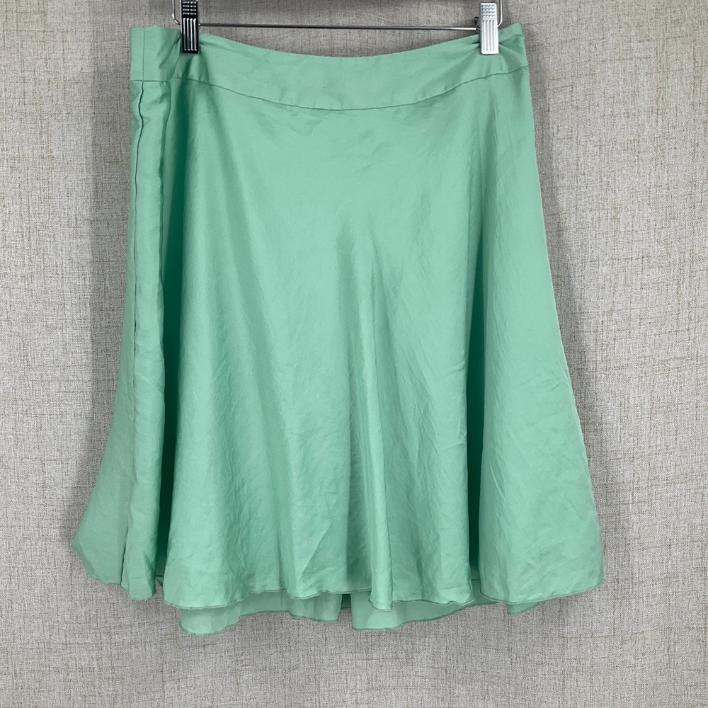 The Limited Skirt Womens Medium Green‎ A-Line Midi Career Minimalist